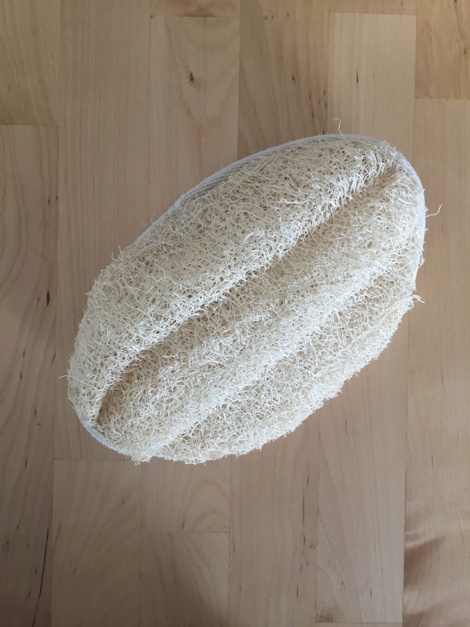 L’éponge de Loofah pour le corps.