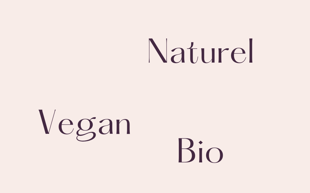 Bio, naturel, green, vegan