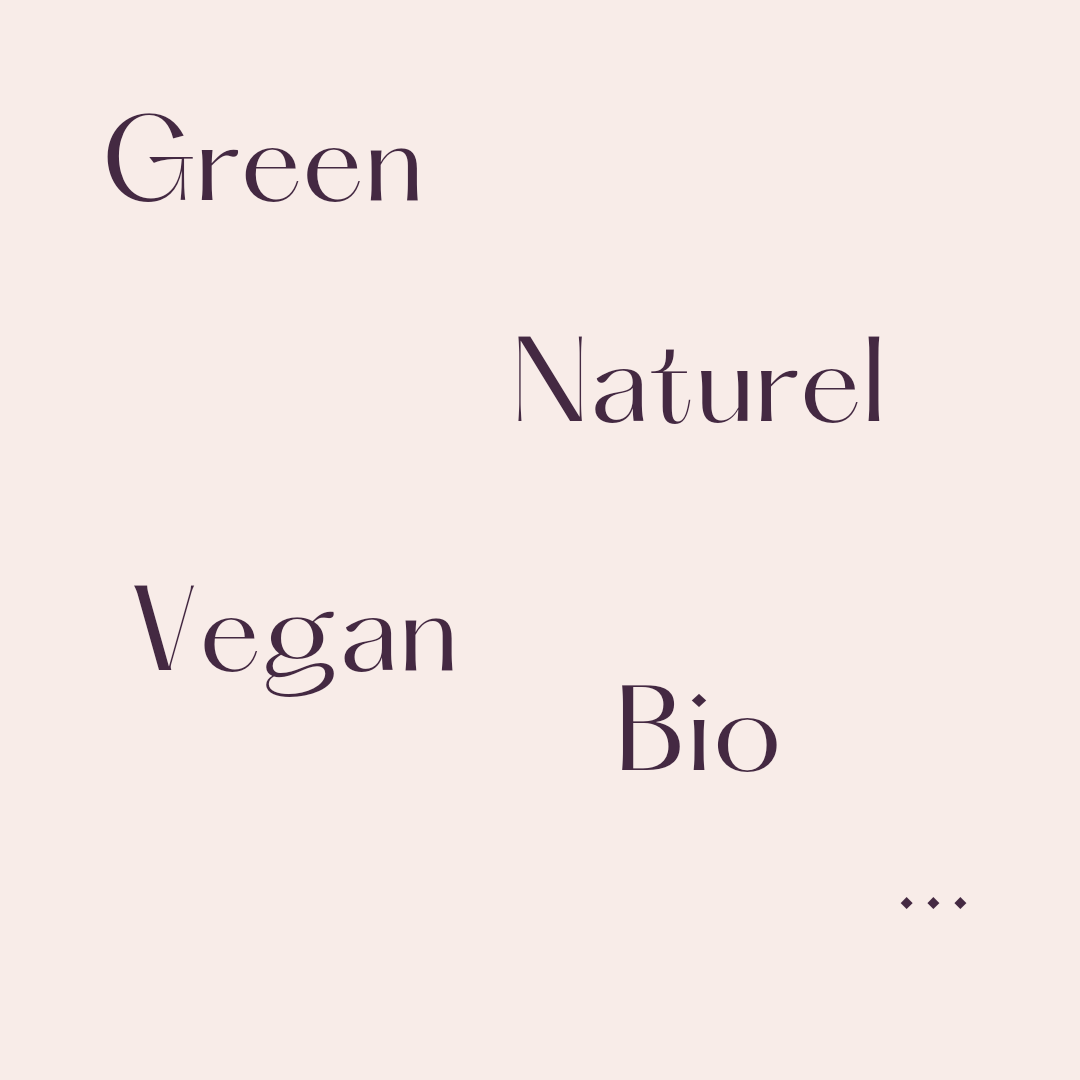 Bio, naturel, green, vegan